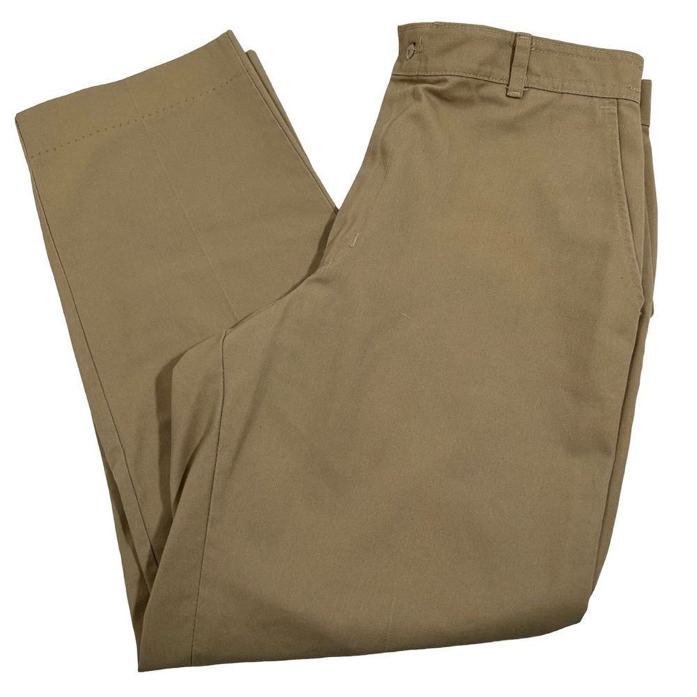 Red Kap Tan Men’s khakis pants size 34 work attire office business casual